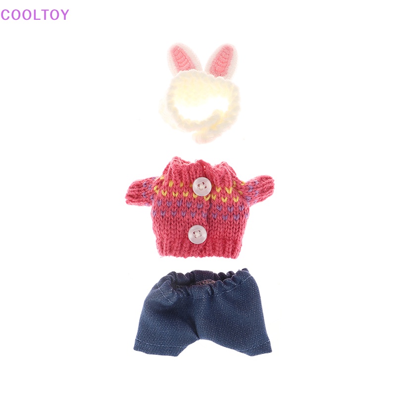 Set Áo Len Tay Dài Và Quần Short Thời Trang Xinh Xắn Cho Búp Bê Tỉ Lệ 1 / 12