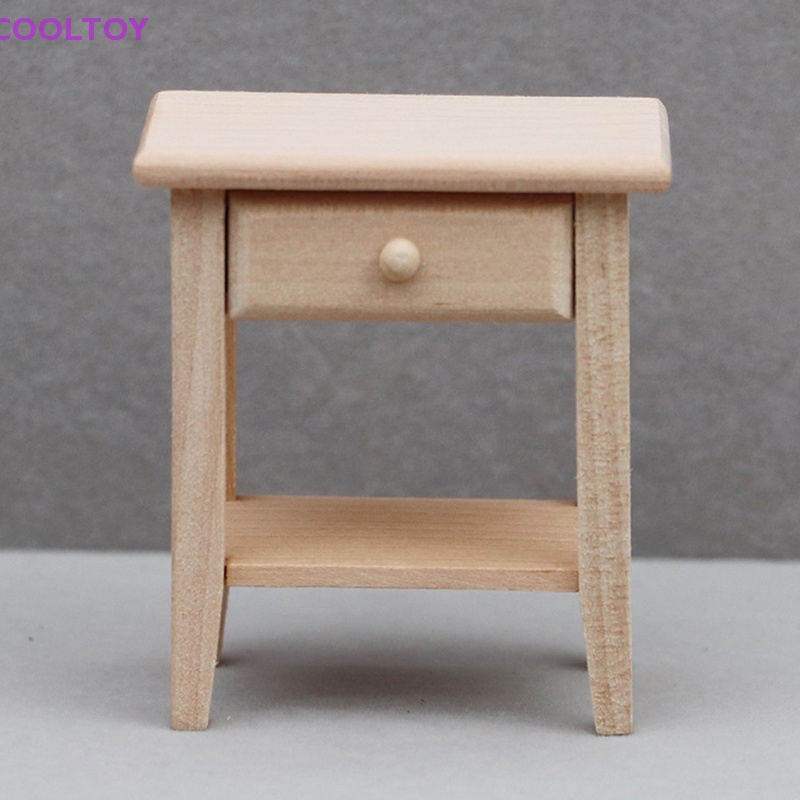 Cooltoy Mô Hình Nội Thất Phòng Khách / Giường Ngủ Thủ Công Màu Trơn Mini Tỉ Lệ 1 / 12 Trang Trí Nhà Búp