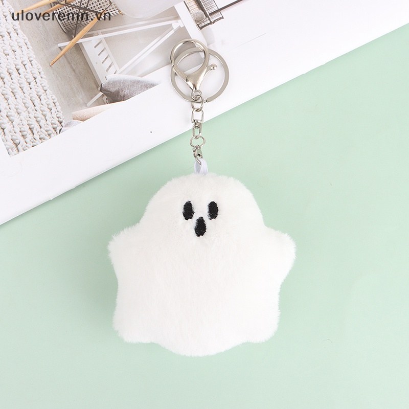 Móc Khóa Hình Ma Nhồi Bông Mềm Mại Dễ Thương