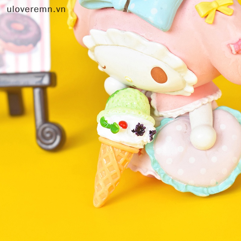 Bộ 5 Ly Kem Mini Tỉ Lệ 1: 12 Trang Trí Nhà Búp Bê