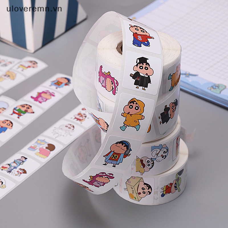 Set 500 Sticker Shin-chan Dễ Thương Dùng Làm Phần Thưởng Cho Bé