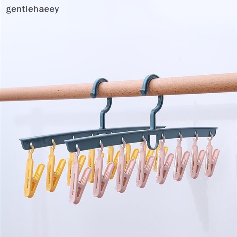 Móc Treo Vớ 8 Kẹp Tiện Dụng Cho Phòng Tắm