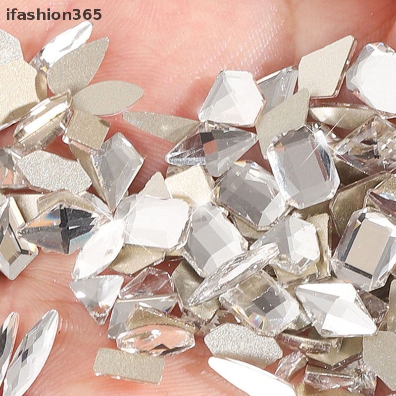 Set 100 Hạt Đá Đính Trang Trí Móng Nghệ Thuật Thời Trang ifashion365