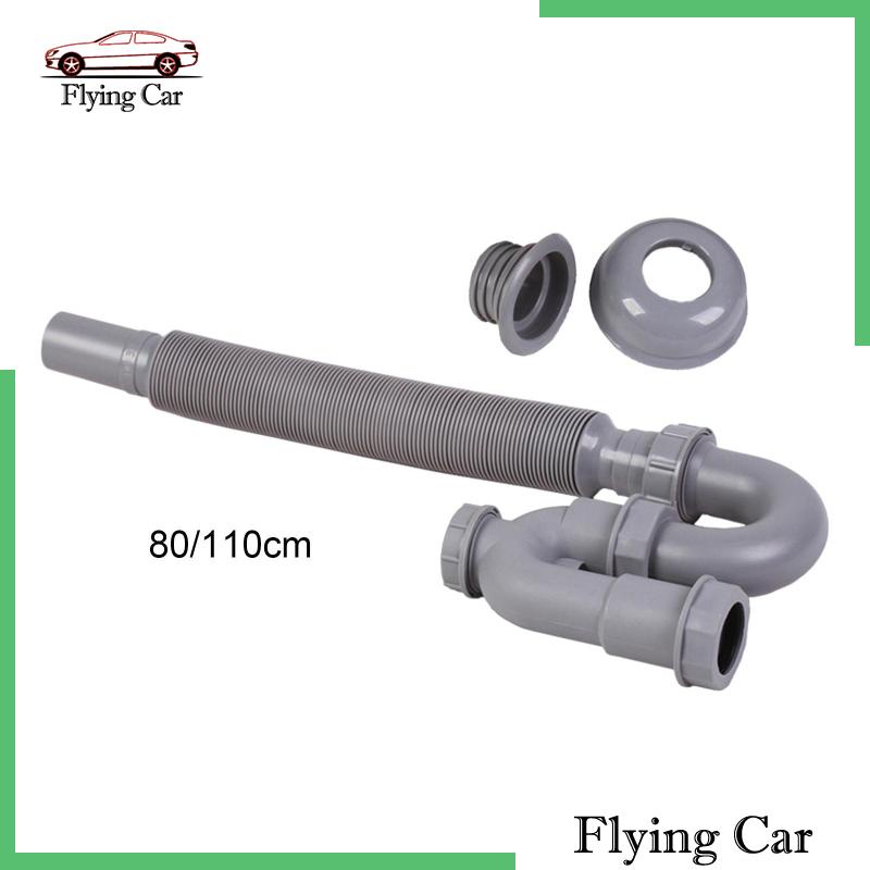 Set 2 Cống Thoát Nước Chuyên Dụng Cho Bồn Rửa Nhà Bếp / Phòng Tắm