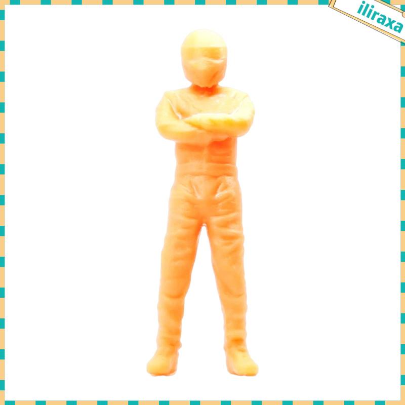 Đồ trang trí Tàu Lửa Nhỏ Chưa Sơn Bằng Nhựa Resin Để Bàn Trang Trí Tiểu Cảnh DIY 1: 64