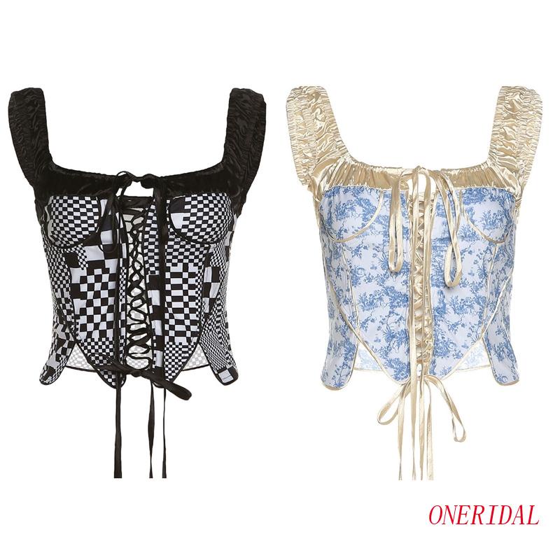 Áo Croptop Trễ Vai Dáng Ôm In Họa Tiết Thời Trang Mùa Hè Tinh Tế Cho Nữ