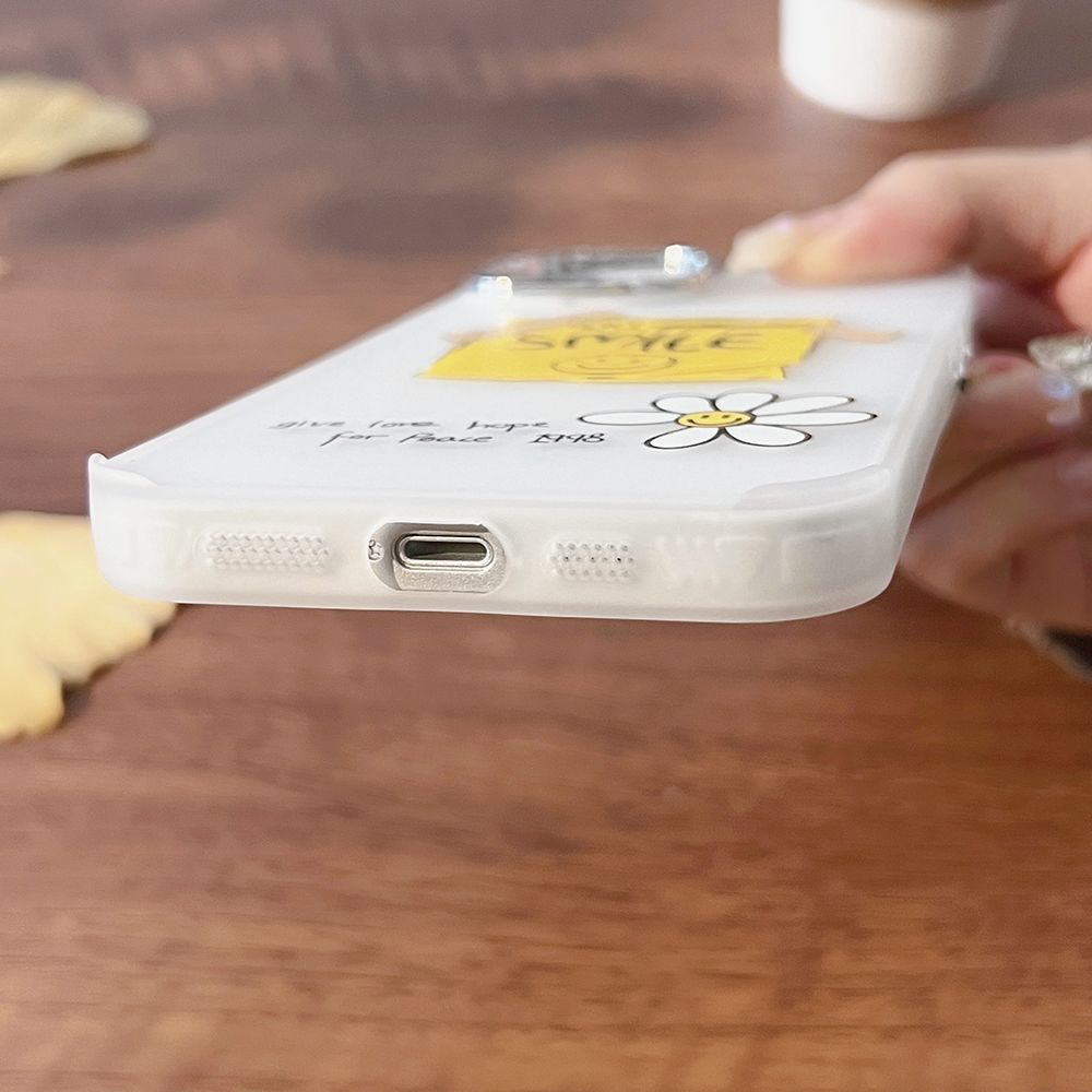 Ốp Điện Thoại TPU Mềm Chống Sốc Mạ Điện Họa Tiết Hoa Hướng Dương Cho IPhone 14 Pro Max 13 12 11 Pro Max XR XS 7 8 Plus