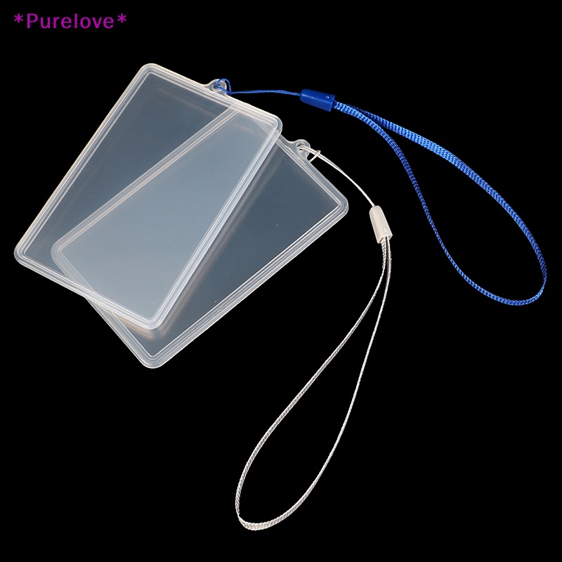 Bao Da Điện Thoại Nắp Lật Trong Suốt Kèm Ngăn Đựng Thẻ Và Dây Đeo Tiện Dụng Mới