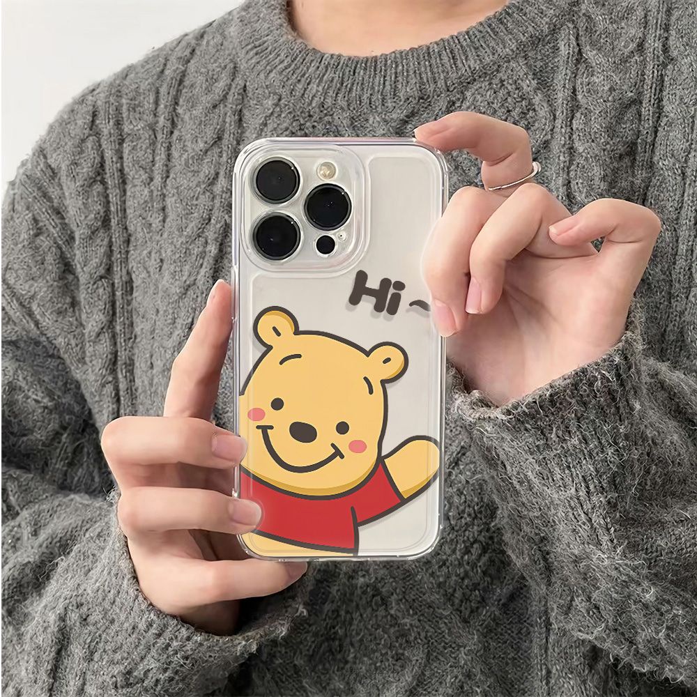 ✅Ốp Điện Thoại Mềm Hình Winnie the Pooh Chống Sốc Maxplus11 6Inhi13 7814pro iPhone12 Z0GN