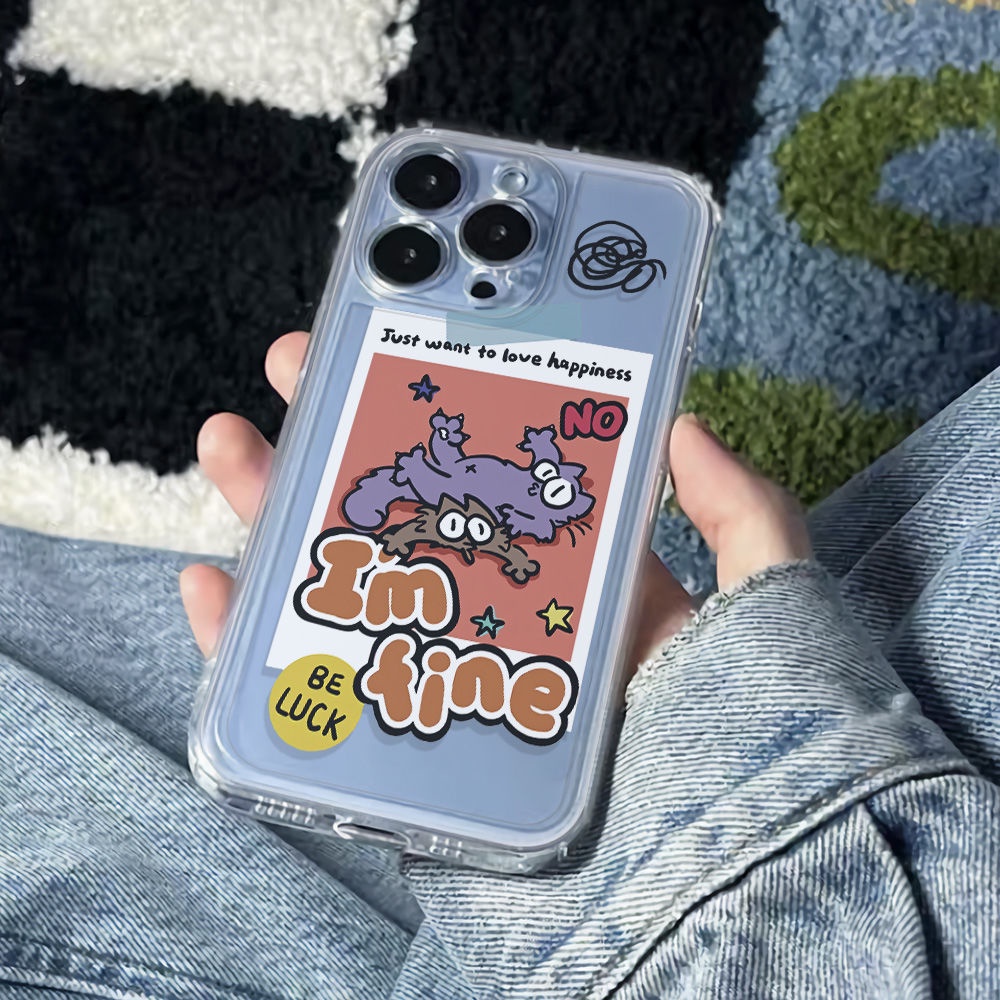 ✅Ốp Điện Thoại Mềm Chống Sốc Phong Cách Đơn Giản 78max 11plus 6In 1314pro Apple iPhone12