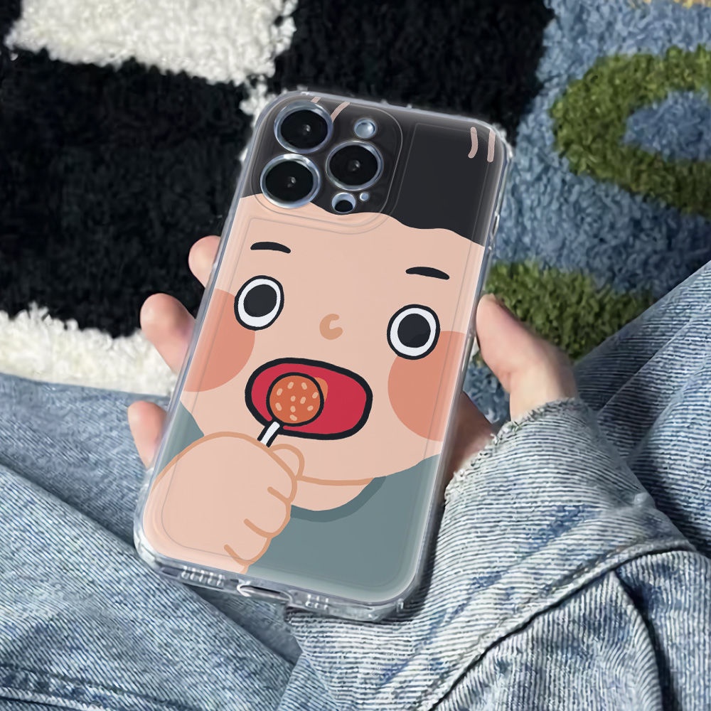 ✅Ốp Điện Thoại Mềm Chống Sốc Hình Kẹo Mút Cho Iphone1214pro13 6In 78max 11 Apple plus GT6A