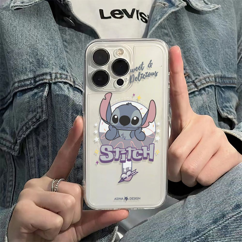 ✅Ốp Điện Thoại Mềm Chống Sốc Hình Stitch Cho Iphone 6In Plus 14 Pro 78I 1211 Max 13