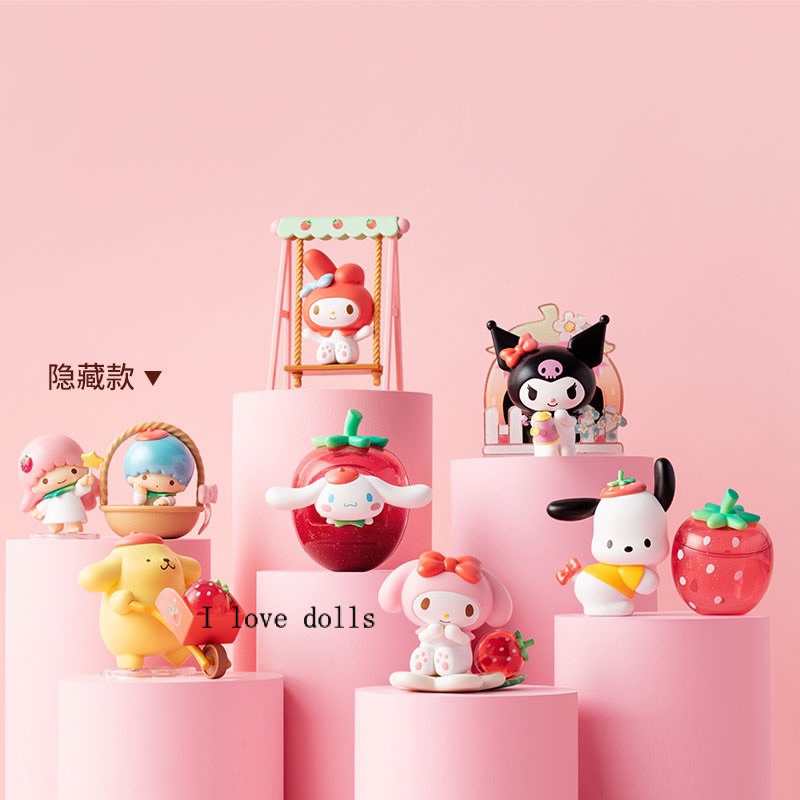 Sanrio Mô Hình Nhân Vật Nông Trại Dâu Tây Dễ Thương