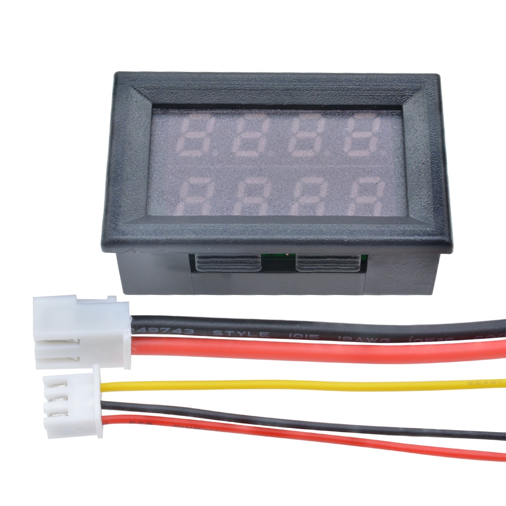 RIRIHI Vôn kế DC 5dDây 0-200V/ 10A chuyên dụng