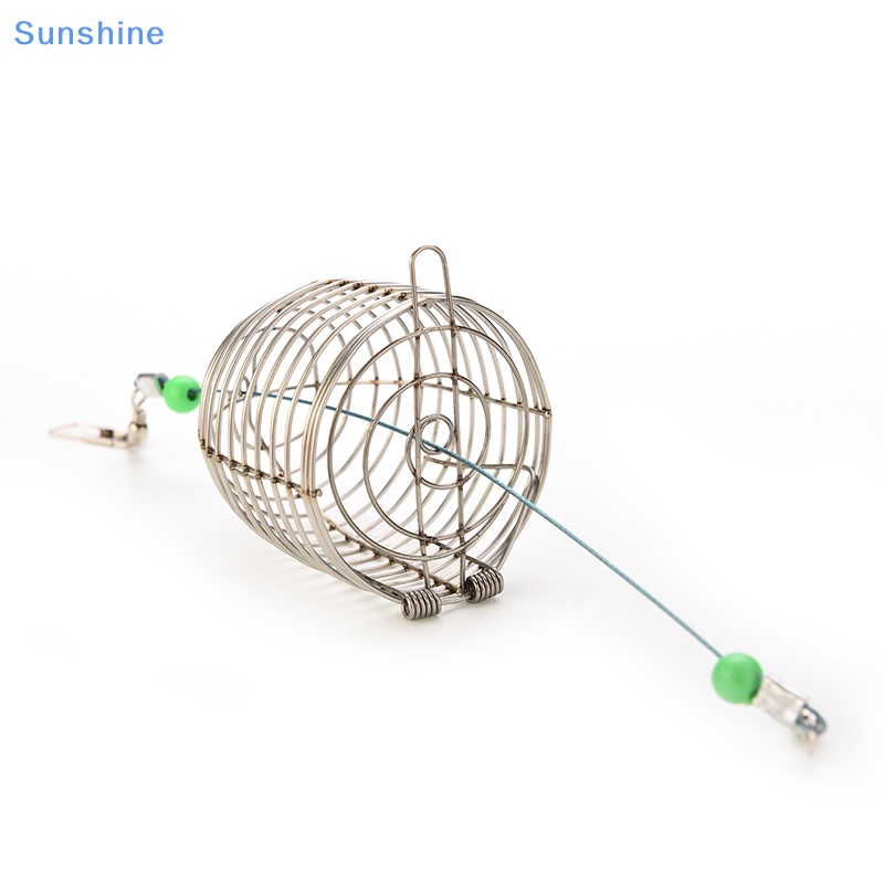 1 Lồng Giữ Mồi Câu Cá Cỡ Nhỏ Bằng Thép Không Gỉ