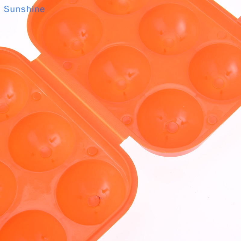 Hộp Đựng Trứng 6 Ngăn Bằng Nhựa Có Thể Gấp Lại Tiện Dụng Ốp Vn VN VN