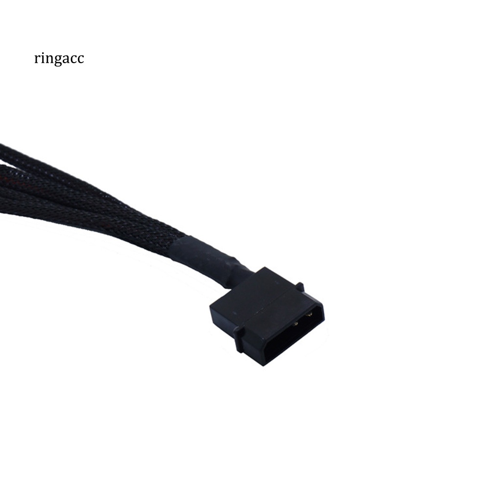 Dây Cáp Nối Dài Chuyển Đổi Nguồn Quạt Tản Nhiệt IDE Molex 4Pin Sang 4 3 / 4Pin Cho Máy Tính