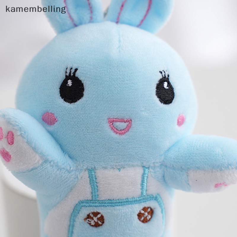 Kamembelling Móc Khóa Thỏ Nhồi Bông Dài Mềm Mại Đáng Yêu