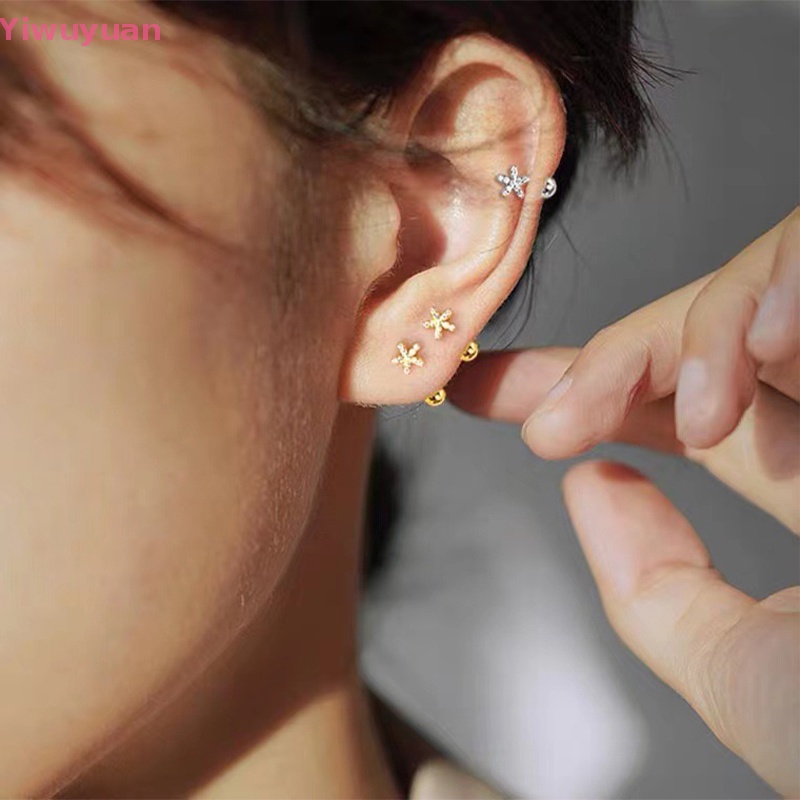 1 Đôi Khuyên Tai Xoắn Ốc Hình Hoa Dành Cho Nữ