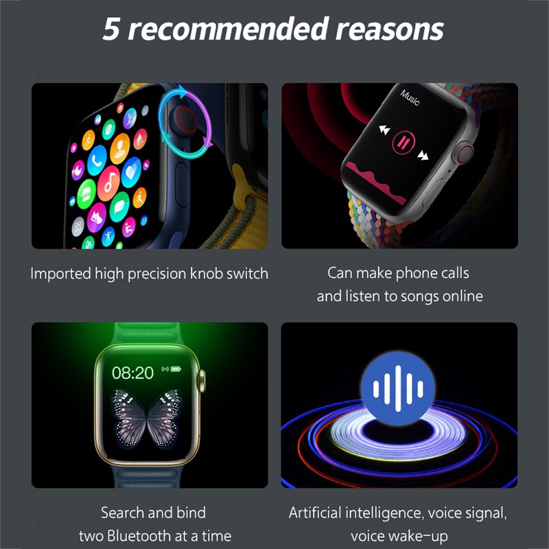 Đồng Hồ Thông Minh Chống Thấm Nước IP67 Series 7 T900 2022 T900 Pro Max Xiaomi