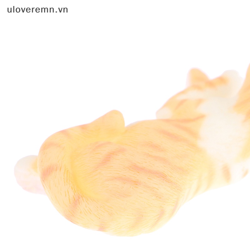 Đồ trang trí Chú Mèo Mini Bằng Nhựa Resin Dễ Thương Trang Trí Nhà Búp Bê