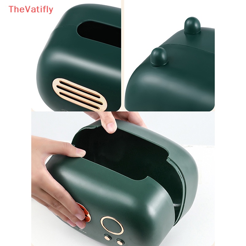 [Thevalifly] Giá Đỡ Hộp Khăn Giấy Hình Radio Cổ Điển Để Bàn Trang Trí HOT