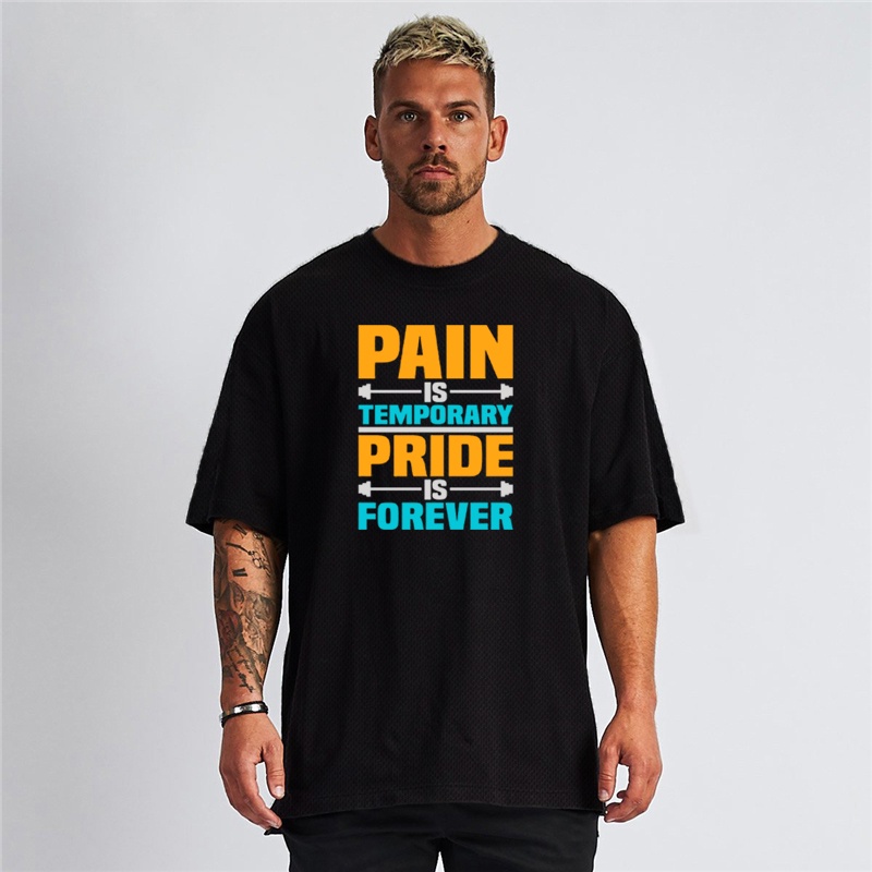 Áo Thun Tay Ngắn Dáng Rộng Thoáng Khí Thoải Mái In Họa Tiết Thời Trang Mùa Hè Cho Nam