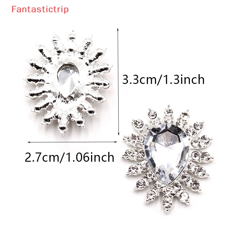 Ghim Cài Áo Bằng Kim Loại Bạc 27 * 32MM Diy