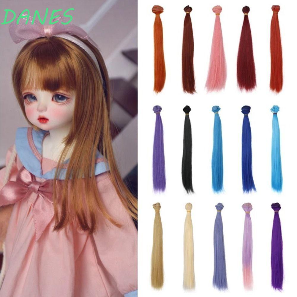 Tóc Giả Vô Hình Bằng Sợi Tổng Hợp Chất Lượng Cao Cho Búp Bê