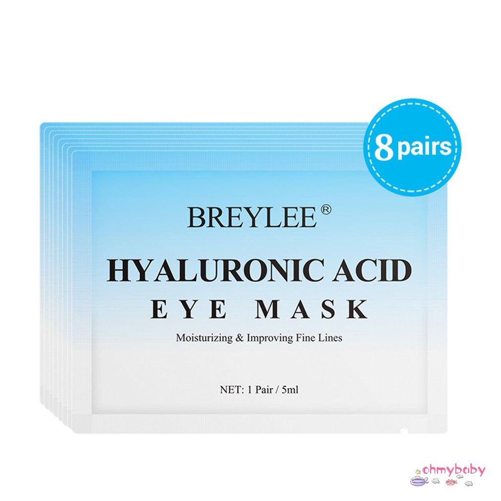 [OMB] 8 Đôi Mặt Nạ Mắt Axit Hyaluronic Giảm Nếp Nhăn Bọng Quầng Thâm Áp Lực Túi Chống Lão Hóa Dưới Miếng Dán [Z/5]
