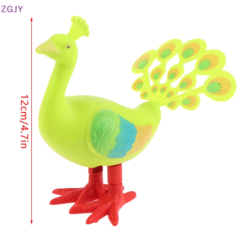 Đồ Chơi Lên Dây Cót Hình Chim Công Dễ Thương Cho Bé Mới