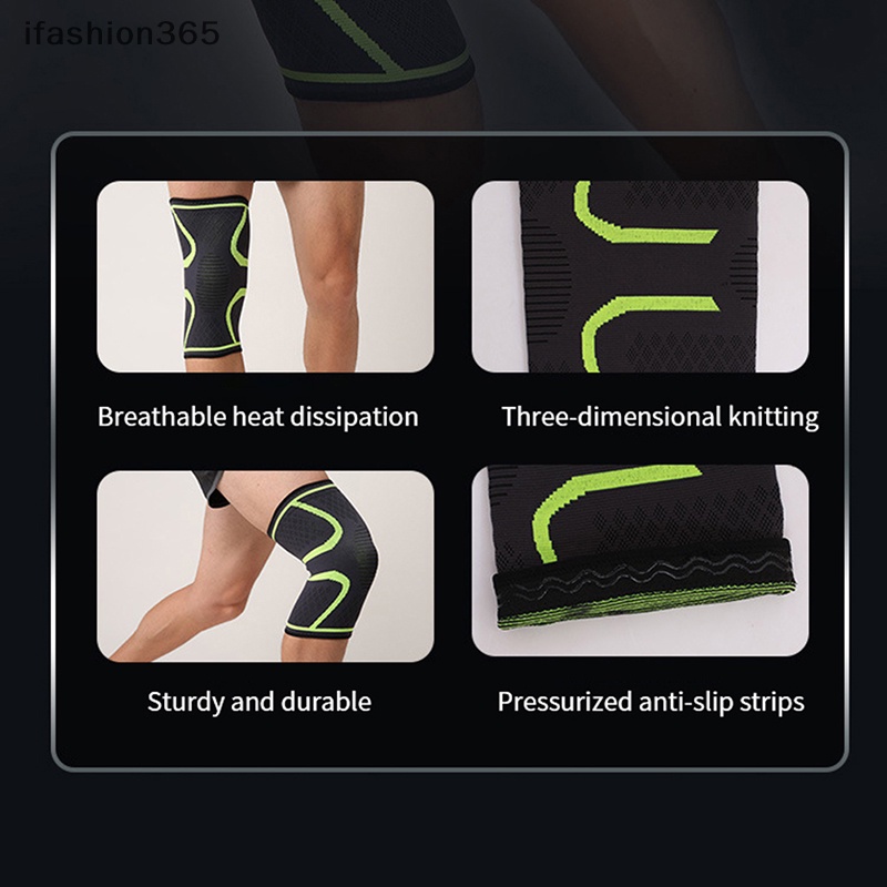 1 Đai Quấn Bảo Vệ Đầu Gối Thoáng Khí ifashion365 Dùng Khi Chạy Bộ / Chơi Thể Thao