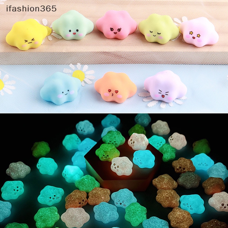 [ifashion365] 5 Mô Hình Bánh Macaroon Phát Sáng Trong Bóng Tối Trang Trí Nhà Búp Bê DIY