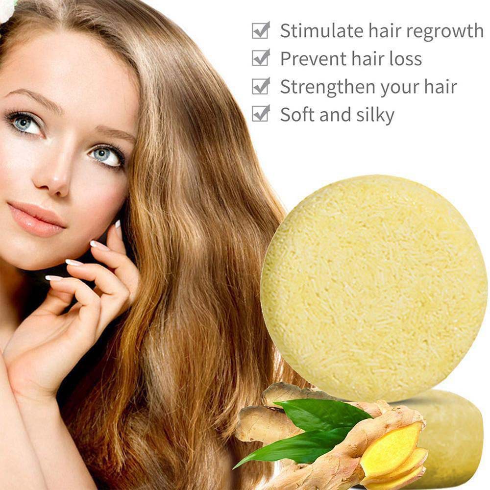 Ginger Hair Regrowth Shampoo Bar Organic Ginger Hair growth Shampoo Bar Ginger Shampoo Soap BE