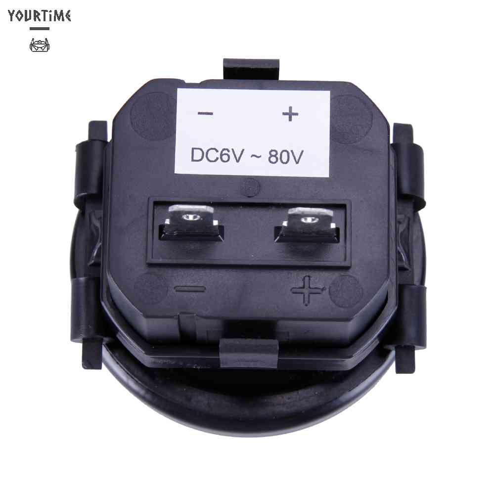 Đồng Hồ Đo Giờ 12v 24v 36v Màn Hình Tròn 2 &quot;Chống Thấm Nước Chuyên Dụng Cho Tàu