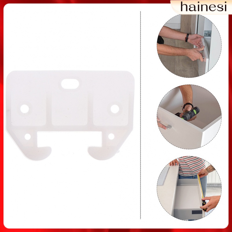 Set 20 Móc Trượt Ngăn Kéo Tủ Màu Trắng