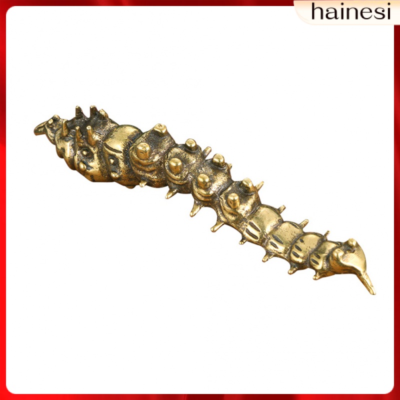 Mô Hình Con Sâu Bằng Đồng Thau Để Bàn Trang Trí