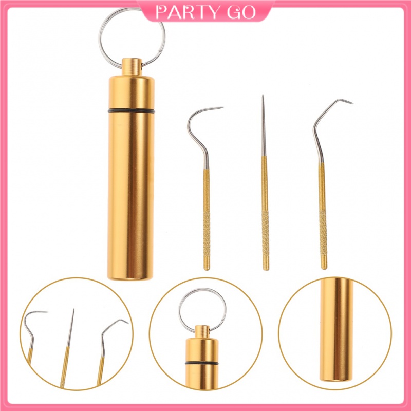 Bộ Dụng Cụ Chăm Sóc Răng Miệng Bằng Thép Không Gỉ