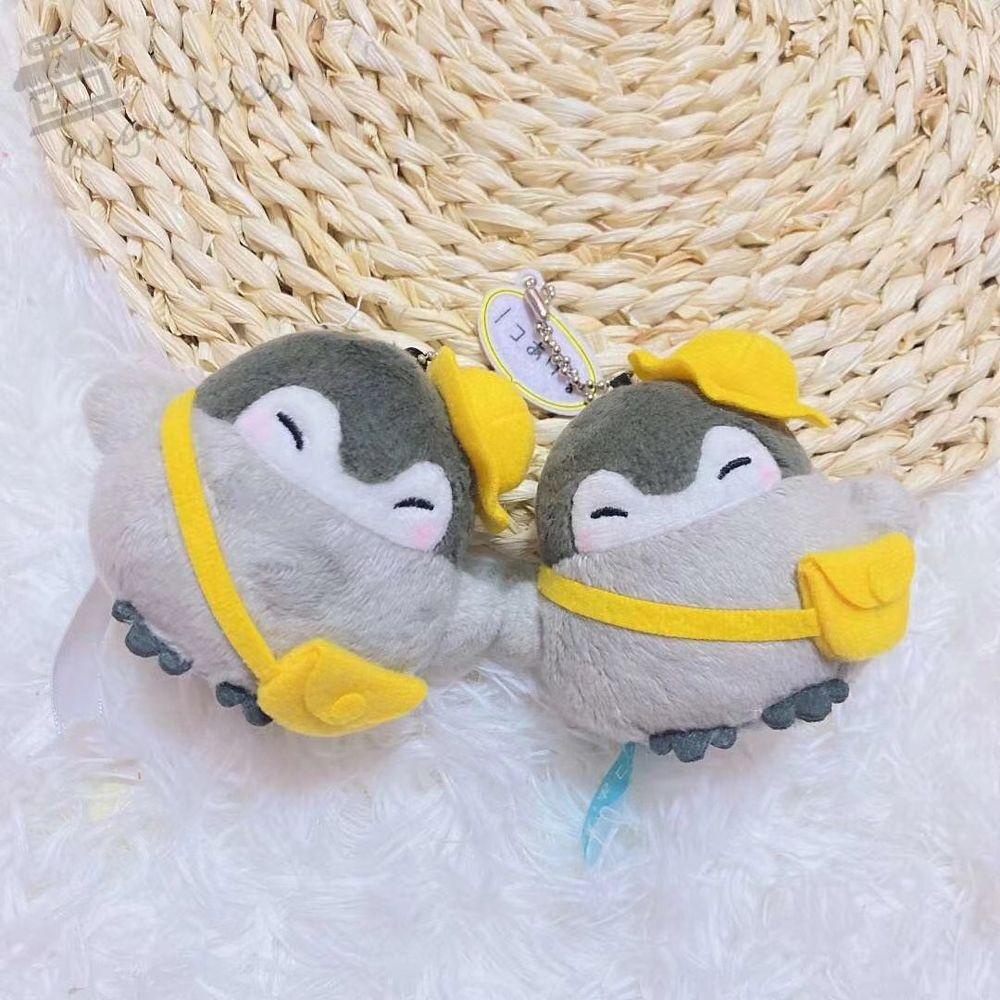 Móc Chìa Khóa Hình Chim Cánh Cụt AUGUSTINA Bằng Cotton PP Dễ Thương Giá Đỡ