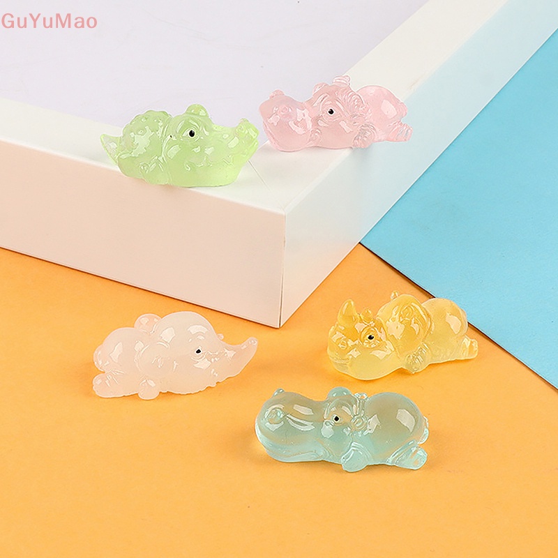 1 Đồ trang trí Động Vật Hoạt Hình Mini Phát Sáng Trang Trí Xe Hơi