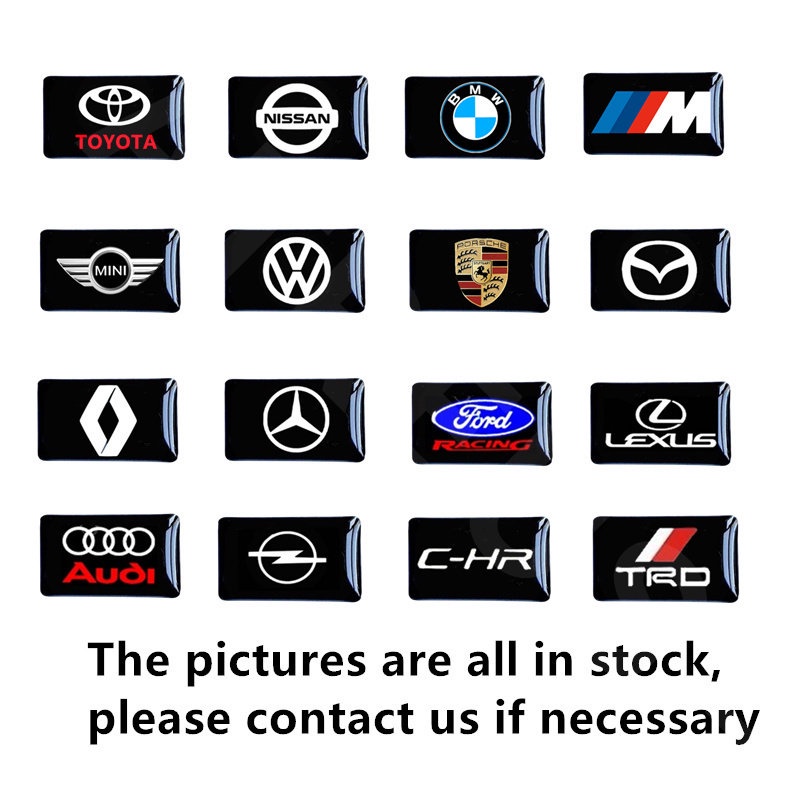 Set 10 Huy Hiệu 3D Trang Trí Công Tắc Cửa Sổ Xe Hơi Trd Chr Toyota Agya Razie Calya Avanza Veloz Rush Kijiang Innova Yaris Corolla Cross