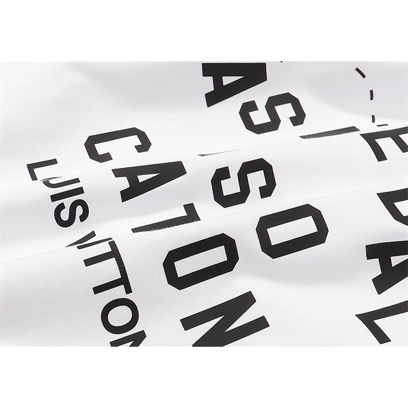 L &amp; V Áo Thun Bóng Rổ Tay Ngắn In Logo Thỏ Phun Kỹ Thuật Số Phiên Bản Giới Hạn 88 Mới Cho Nam Và Nữ