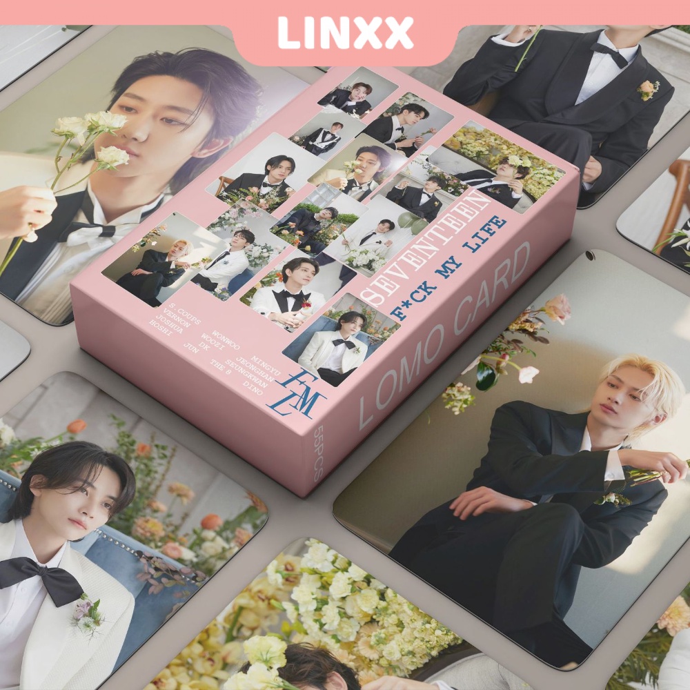 Hộp 55 Ảnh Lomo Card Nhóm Nhạc Seventeen F * CK MY LIFE