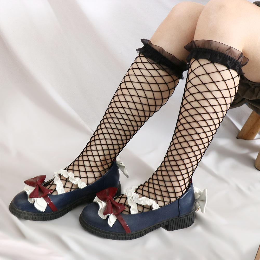 IVORY Vớ Ren Hoa Mỏng Hóa Trang Công Chúa Lolita Gợi Cảm Cho Nữ