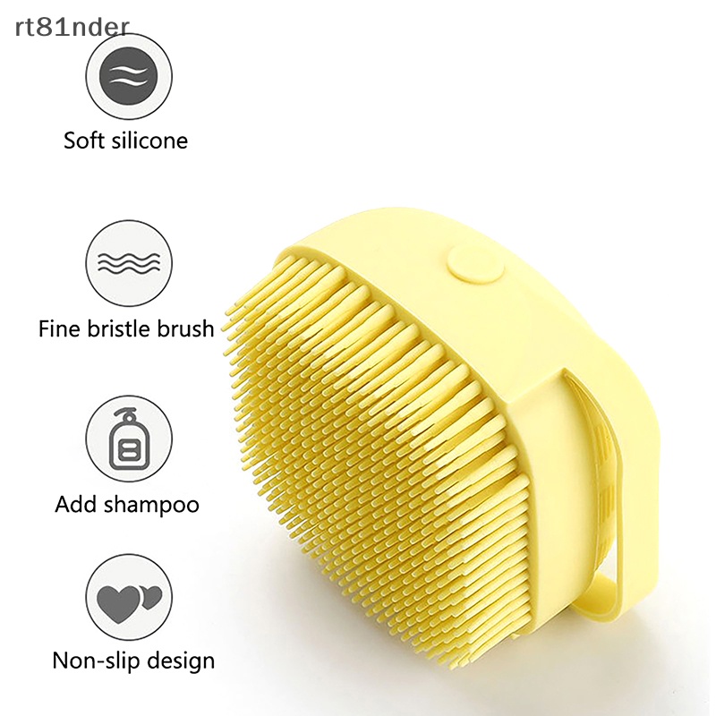 Lược Gội Đầu Mát Xa Tẩy Tế Bào Chết Bằng Silicone Tiện Dụng