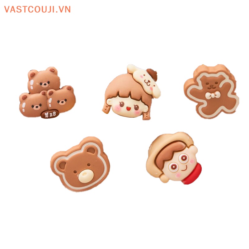 Phụ Kiện Trang Trí Điện Thoại / Móc Khóa Hình Thức Ăn Bằng Resin Họa Tiết Hoạt Hình Dễ Thương DIY