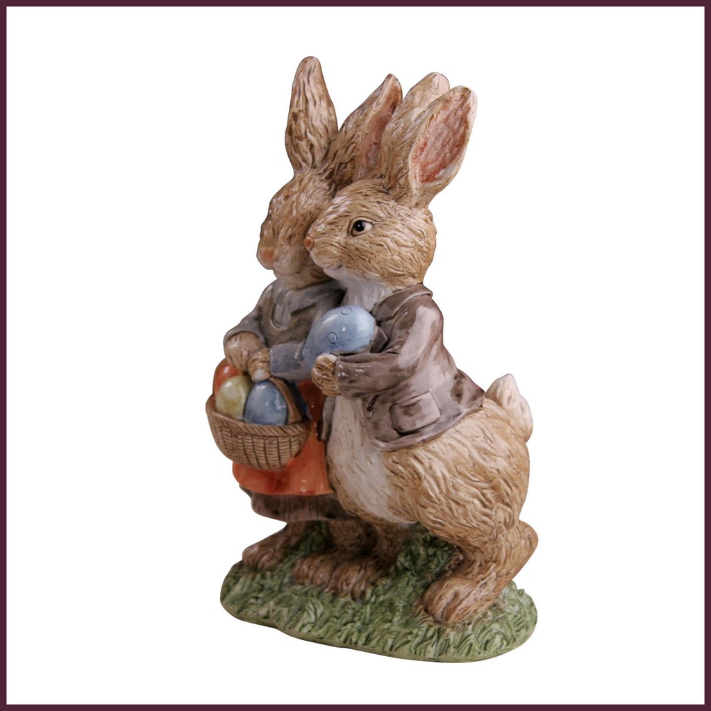 Tượng Hình Thỏ Phục Sinh Nhỏ Xinh Để Bàn Trang Trí