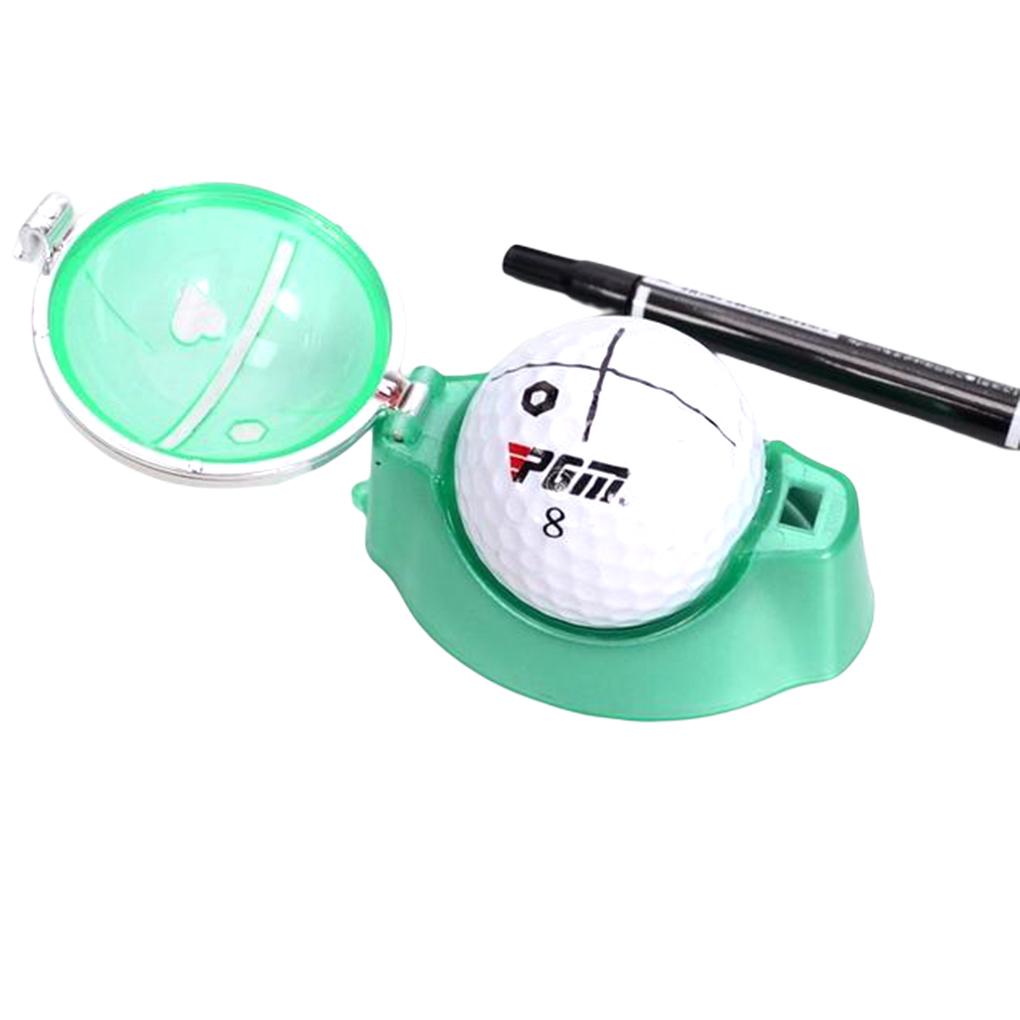 Dụng Cụ Vẽ Đường Thẳng Bóng Golf Bằng Nhựa Kèm Bút Đánh Dấu