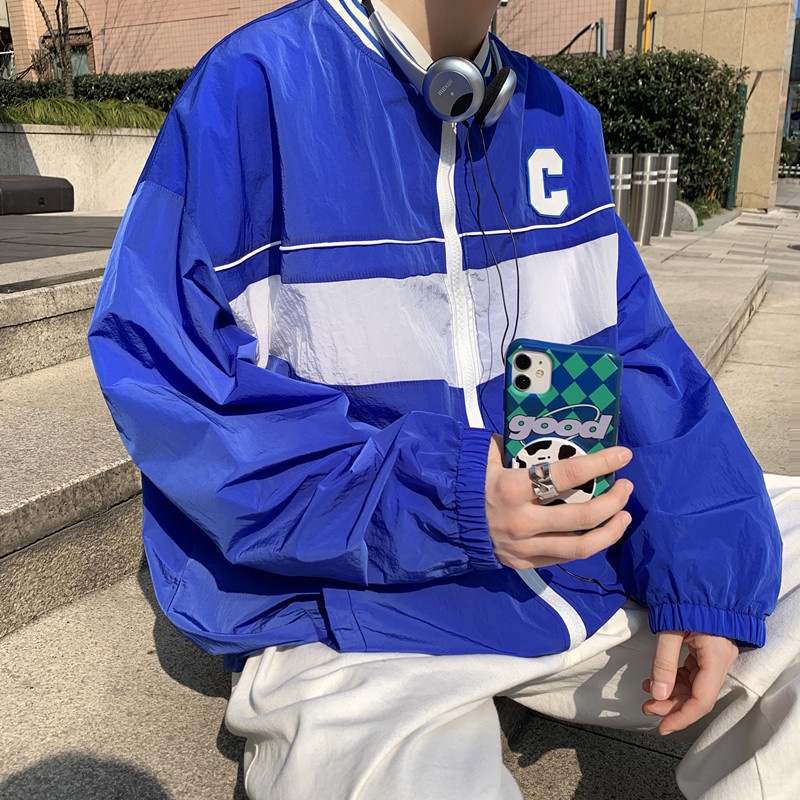 Áo Khoác Chống Nắng / Gió Vải Lụa Lạnh Thoáng Khí Thời Trang Mùa Hè Cho Nam