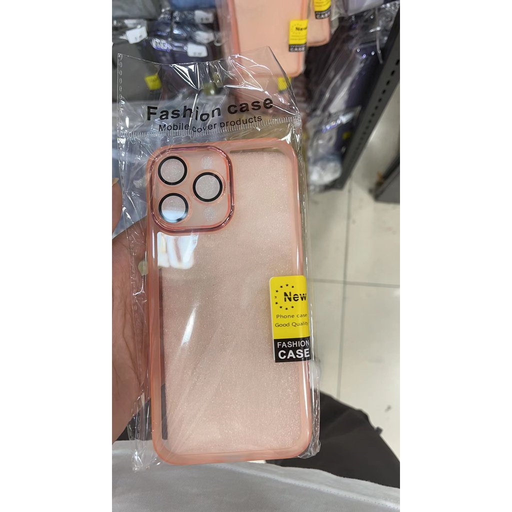 Ốp Điện Thoại TPU Màu Trong Suốt 2 Trong 1 Chống Dấu Vân Tay Sang Trọng Cho OPPO Reno 9 8 7 6 5 Pro Plus 4G 5G